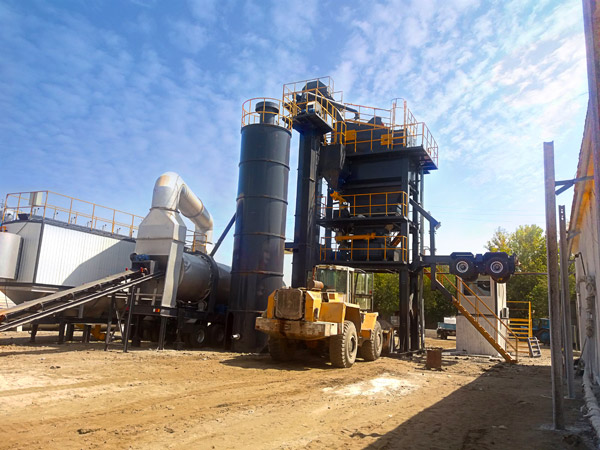 Planta móvil de mezcla de asfalto Planta móvil de mezcla de asfalto