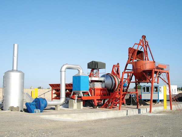Planta forzada intermitente de 20 t / h Planta de asfalto forzado intermitente de 20 t / h